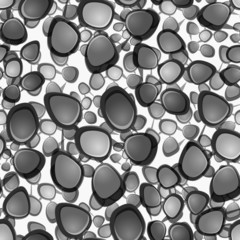 vector seamless abstract monochrome pattern