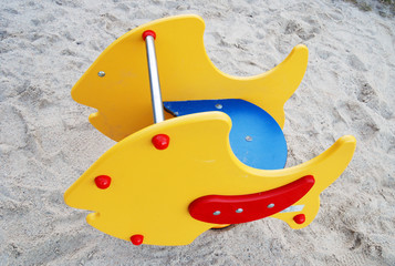 Obraz premium Lustiger Fisch zum Wippen