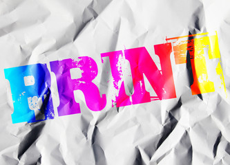 Print weiß