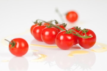 Tomaten mit Öl