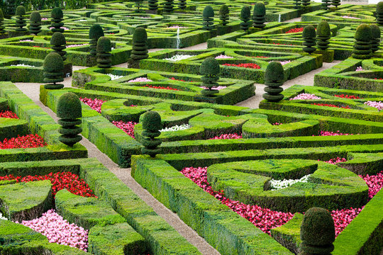 jardin fran&ccedil;ais, Villandry, France