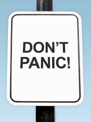Don't Panic Sign