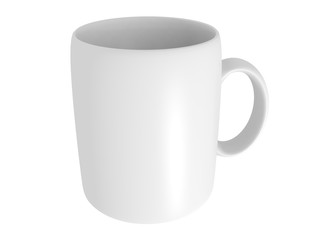 blank white mug