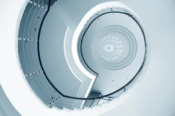 Foto op Plexiglas spiral stairs © xy