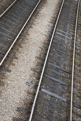 Fototapeta na wymiar Torów kolejowych na Slanted Angle