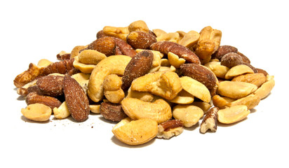 Mixed nuts isolated