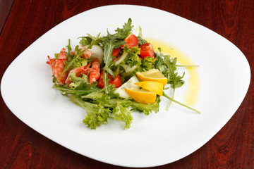 salad with shrimps