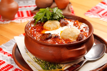 roasted vegetables (belorussian food)