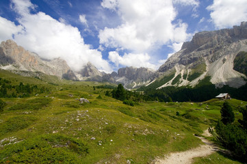 Fototapeta premium Grödnertal - Dolomiten - Alpen