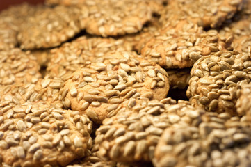 Cookies with sunflower seeds