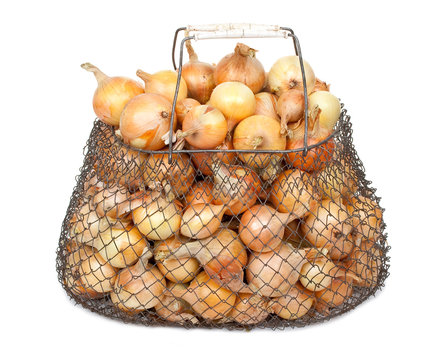 Onions In The Mesh Bag