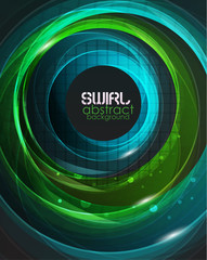 Swirl vector abstract background