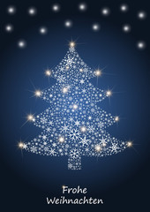 Leuchtender Weihnachtsbaum