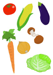 実りの秋の野菜たち