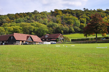 An English Rural Landscape in early Autumn