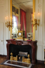 cheminée dans un salon du Petit Trianon