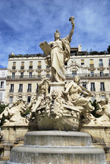 Obraz premium Statue in Liberty Square