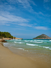 Fototapeta na wymiar Paradise beach in Thasos