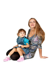 mother with baby daughter