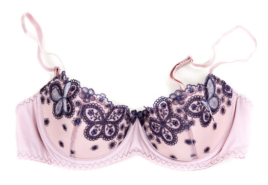 Women's bra isolated on a white background.