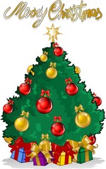Christmas tree Merry Christmas