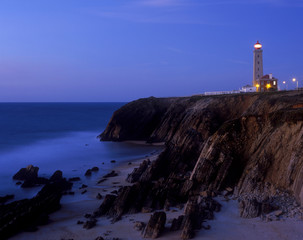 lighthouse, Sao Pedro de Moe, Portugal