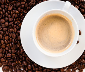 cup of coffee cappuccino