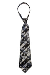 Luxury tie on white background