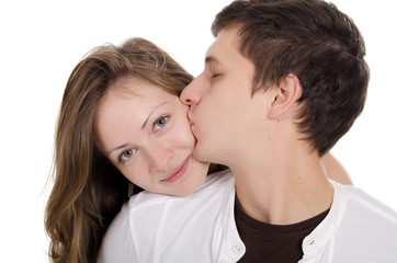 Beautiful young pair