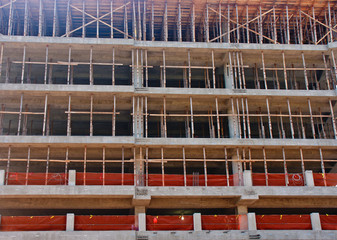 New Concrete Parking Garage Construction