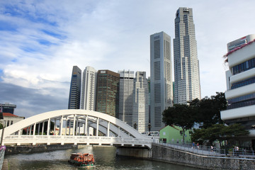 Fototapeta na wymiar Singapore Cityscape