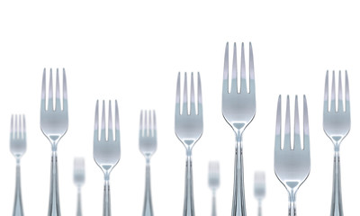 group of forks