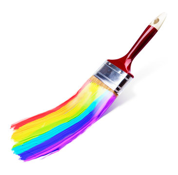 Rainbow Paintbrush Images – Browse 43,600 Stock Photos, Vectors, and Video