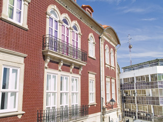 Obraz premium Viseu, historic town of Portugal. Urban view.