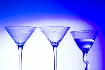 Blue glass