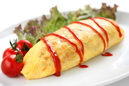 Rice Omelet , Japanese Food