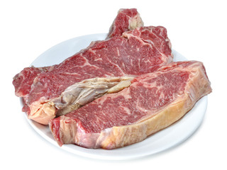 Chuletones de carne roja.