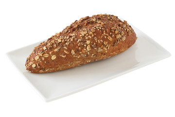 bread on a plate