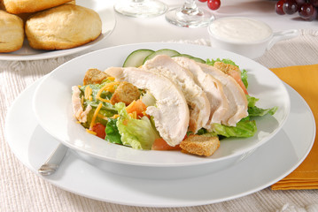 Salad with chicken