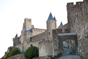 Fototapeta na wymiar Porte l'Aude. Jedno z wejść do Carcassonne