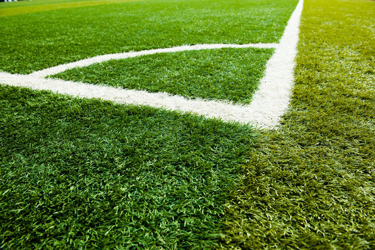 green grass, soccer field