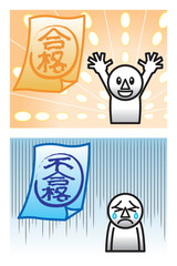 アイコン　合格・不合格