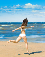 Fototapeta premium Model Exercise Joy