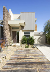 Contemporary double storey townhouse home
