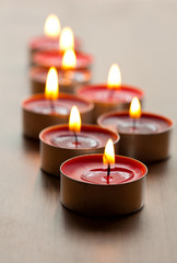 Fototapeta na wymiar Close-up of candles