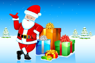 Santa with Gifts