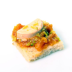 Toast au foie gras