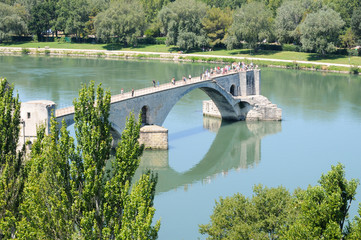 Fototapeta na wymiar Pont d'Avignon
