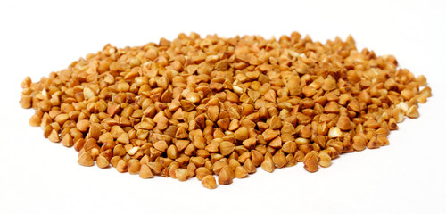 buckwheat on isolated background