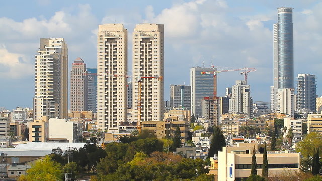 Tel Aviv - Ramat Gan City time lapse